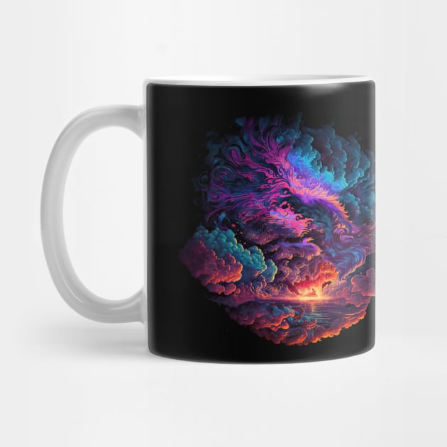 Extravagant Sunset - Cosmic Clouds Series by wumples